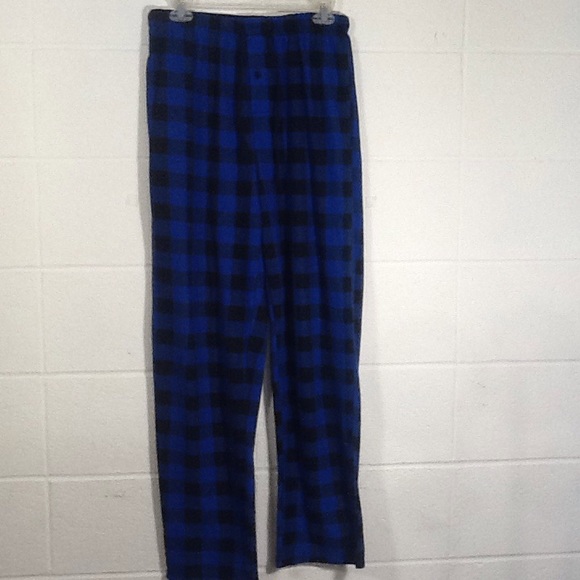 Joe Boxer Blue Buffalo Check Flannel Sleep Pants L - Picture 3 of 9